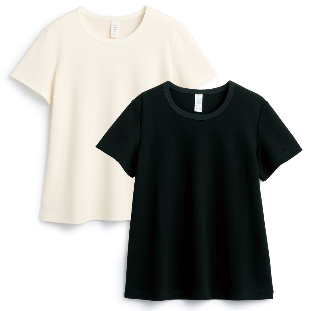 強撚コットン半袖Tシャツ／2色セット／当社限定