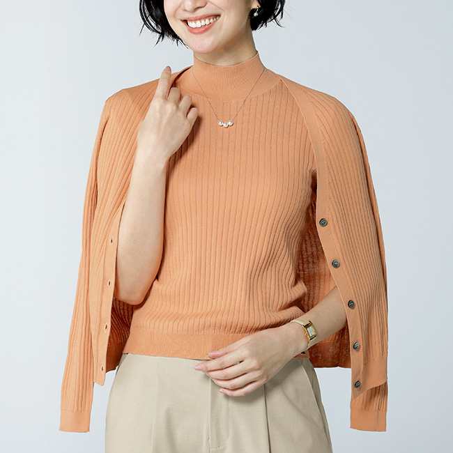 無調色・パールスルーネックレス/当社限定