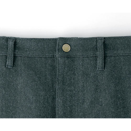 江戸黒染めデニムのイージーパンツ/10オンス