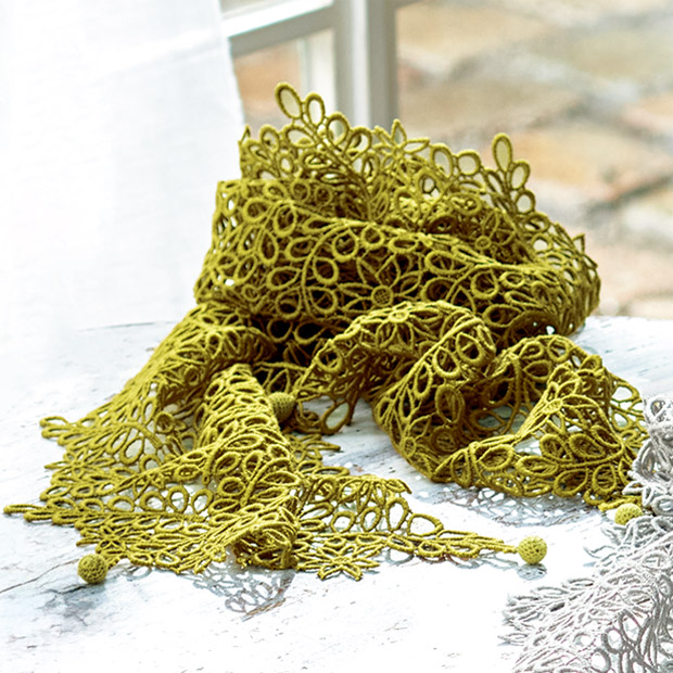 コットンレース･ストール