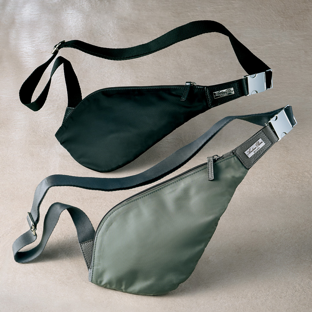 身につけたままスリムフィットボディバッグ