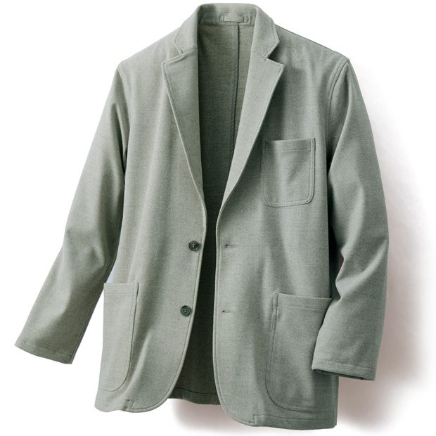 ウールライク両面起毛・柔らかジャケット