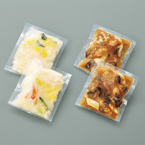 海と山の特製中華餡かけ