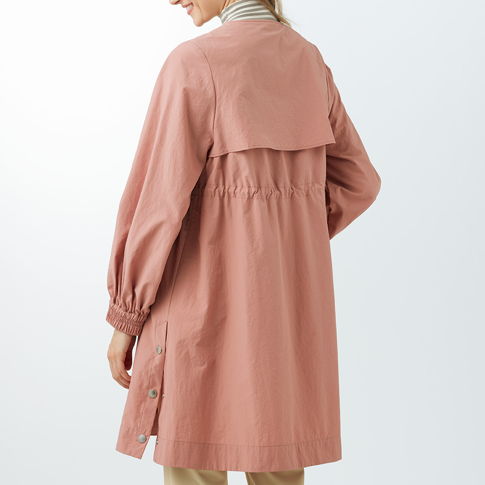 コットン混スプリングコート