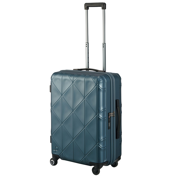 ストッパー付き4輪スーツケース／49L