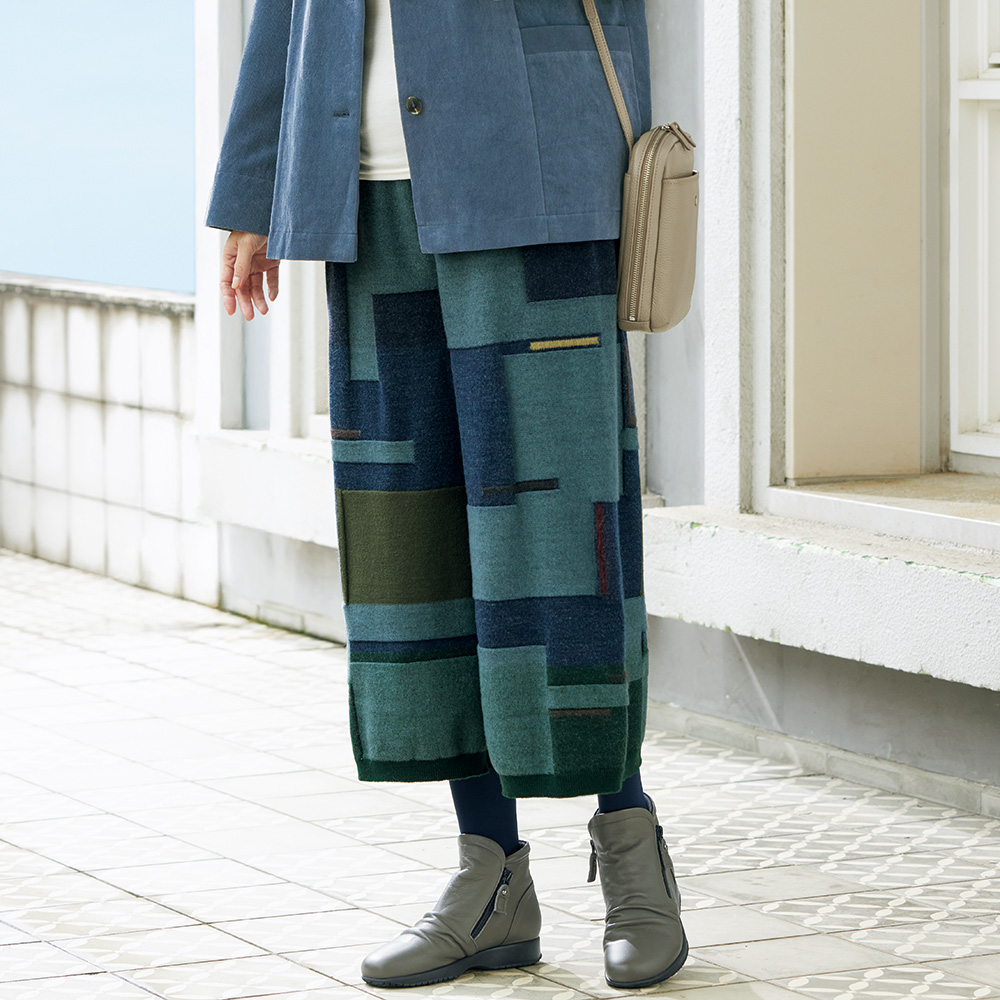 ふわふわダブルファスナーブーツ