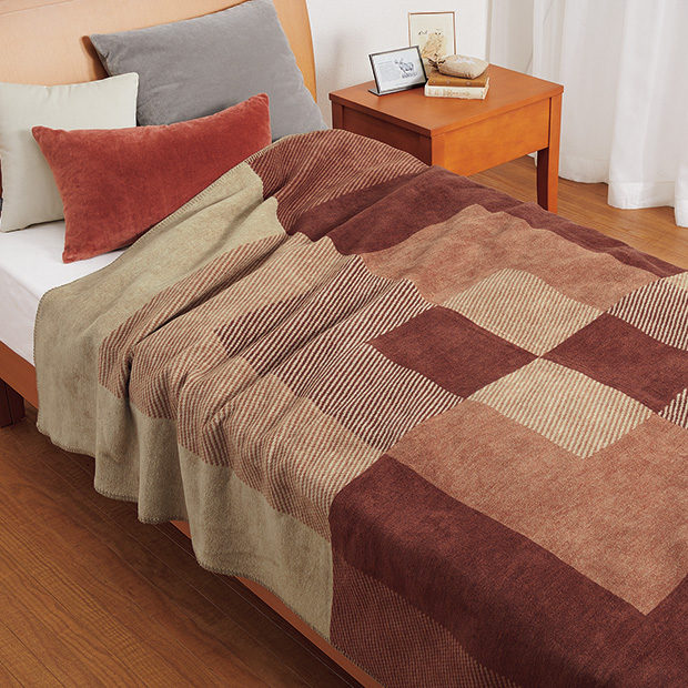 コットン混ブランケット