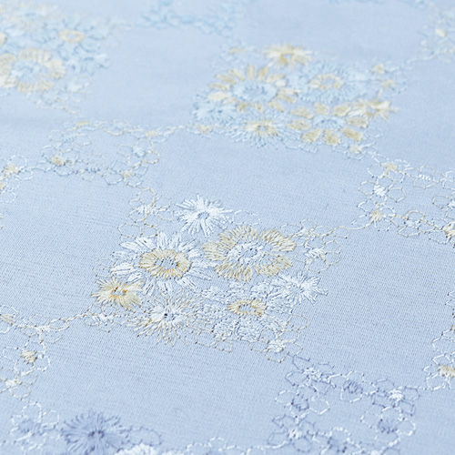 スクエア小花市松･ハイネックプルオーバー