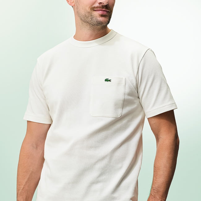 ポケット付き･半袖鹿の子Tシャツ