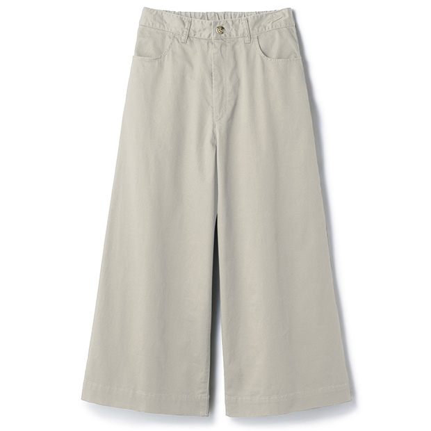 ストレッチコットン･ワイドパンツ