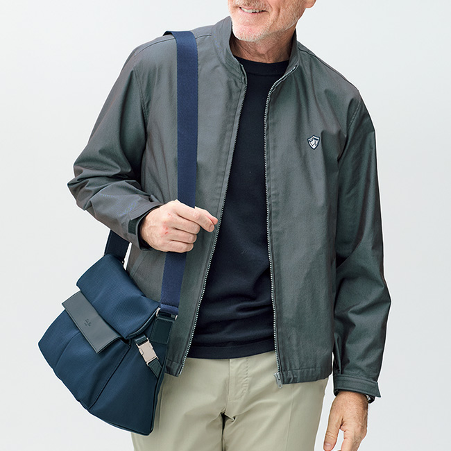 シャンブレー･撥水ブルゾン