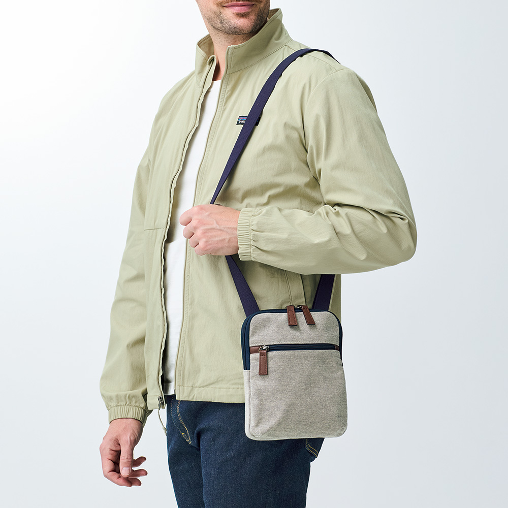 8号シャンブレー帆布･GOGOポシェット