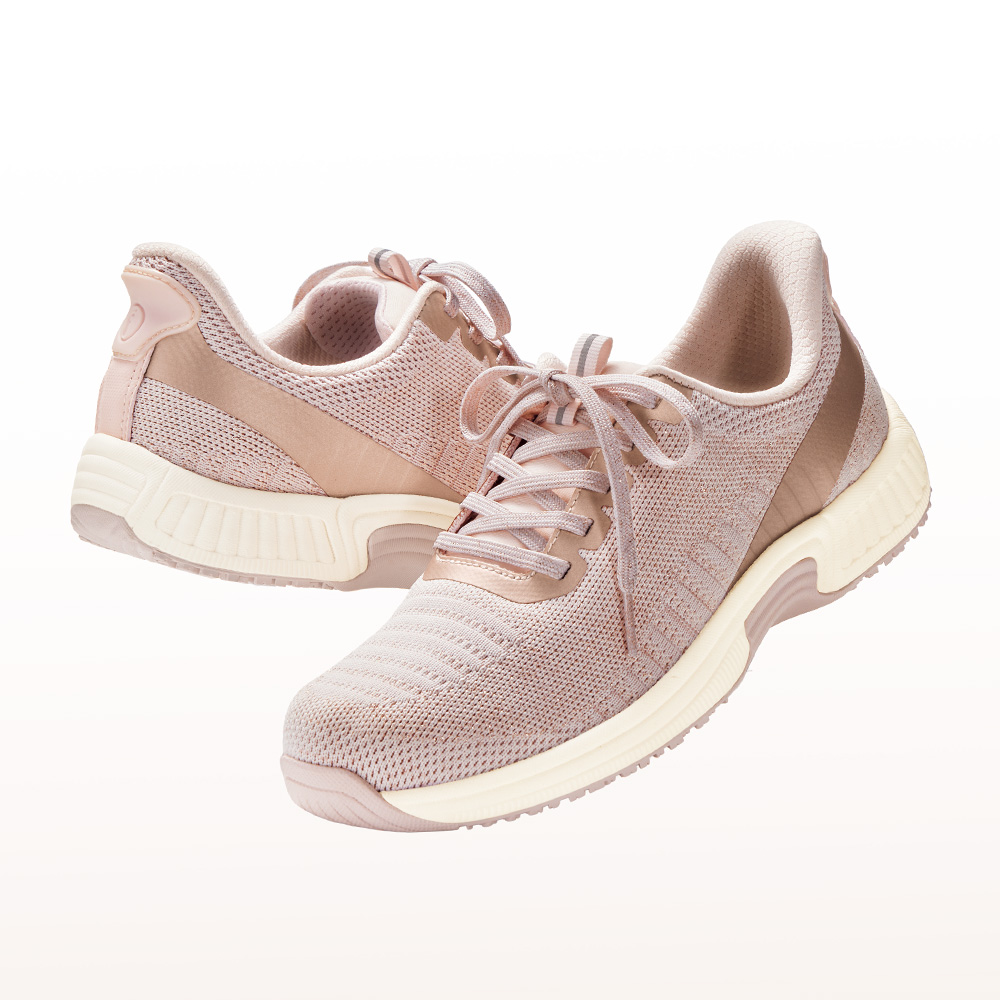 ハンズフリーのニットスニーカー／KITA／ワイド