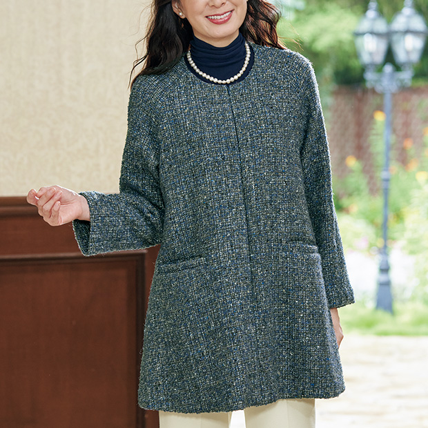 ツイードチュニック