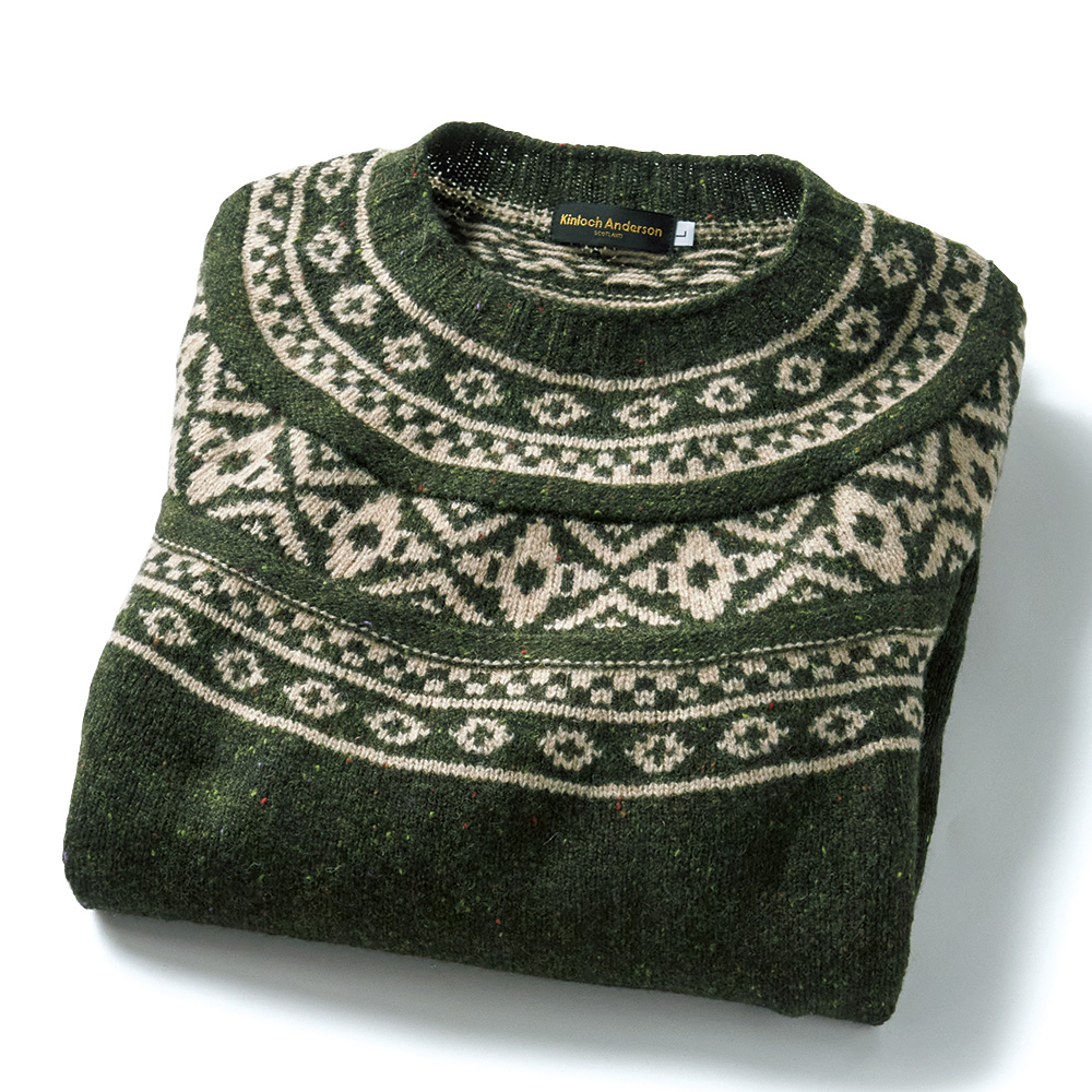 フェアアイル柄ノルディックセーター