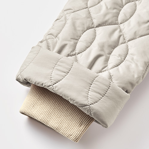 ゆったりキルティングコート