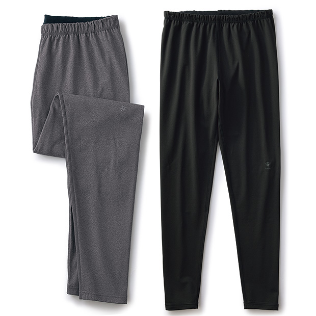 吸汗速乾･暖かスパッツ／2色セット