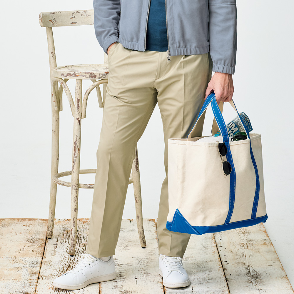 ストレッチコットン混パンツ