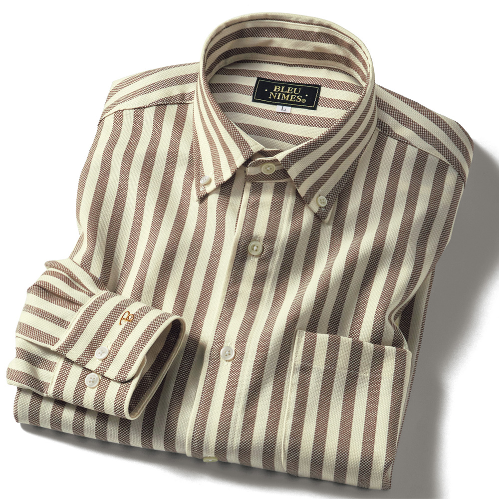 洗えるメリノウールシャツ