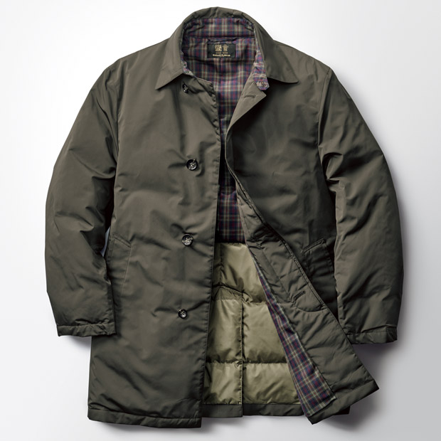 シルク混･撥水ショートダウンコート