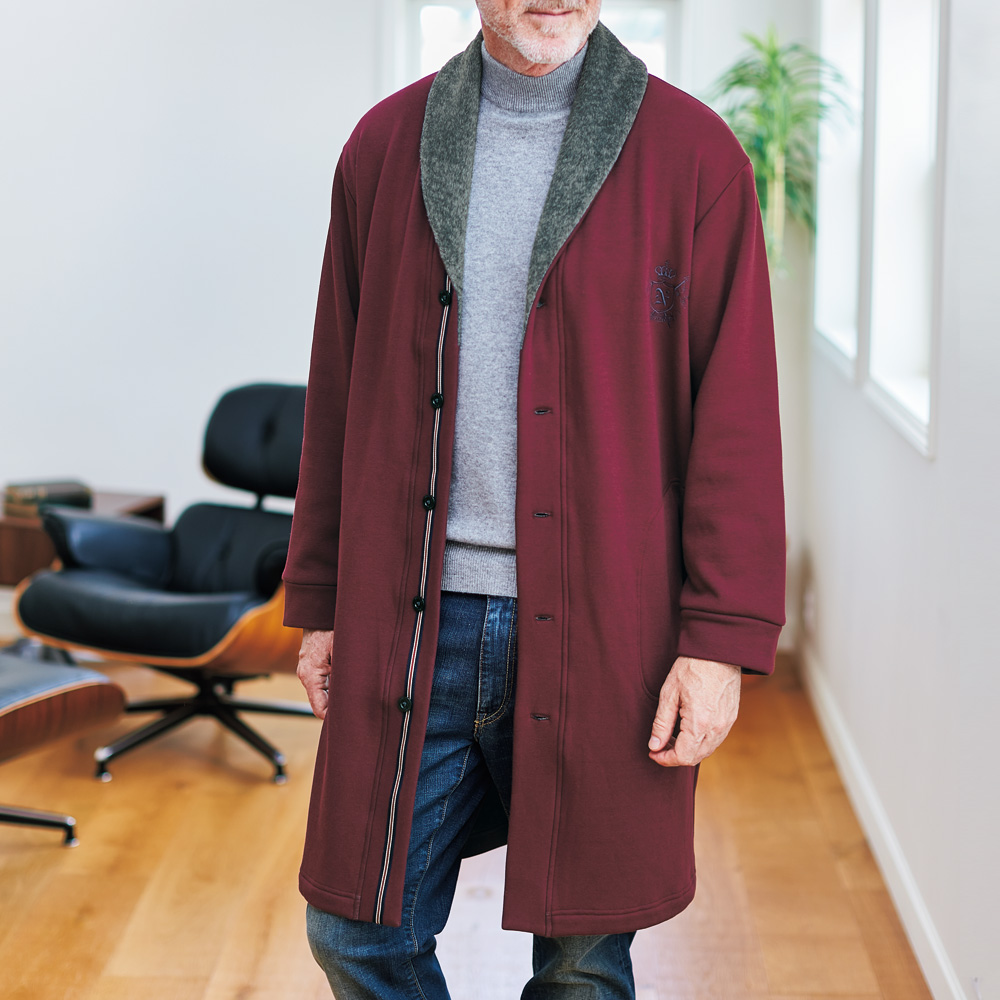 裏起毛ロングジャケット