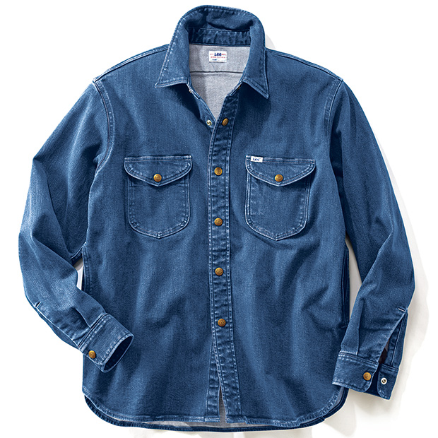 ストレッチデニム･ワークシャツジャケット