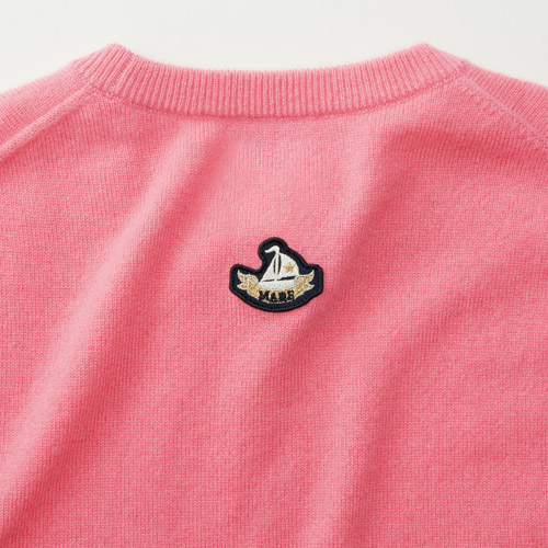 刺しゅう入りカシミヤセーター