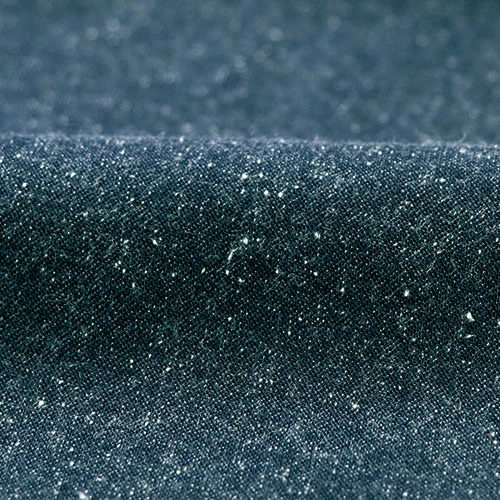 コットンシルクのデニムパンツ