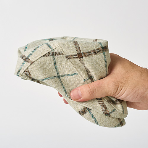 起毛コットンのハンチング