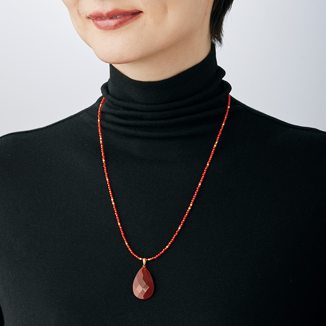 雫型切り子カットペンダント