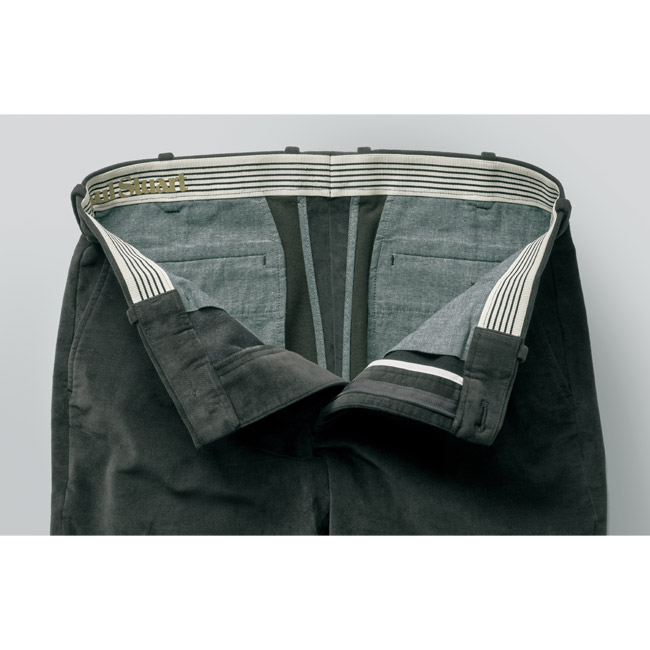 二重織り両面起毛・テーパードパンツ