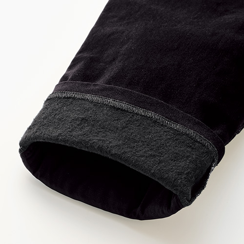 デニム調ダウンパンツ