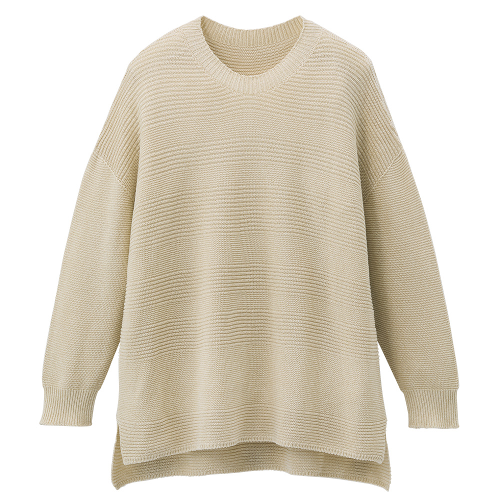 クルーネックプルオーバー