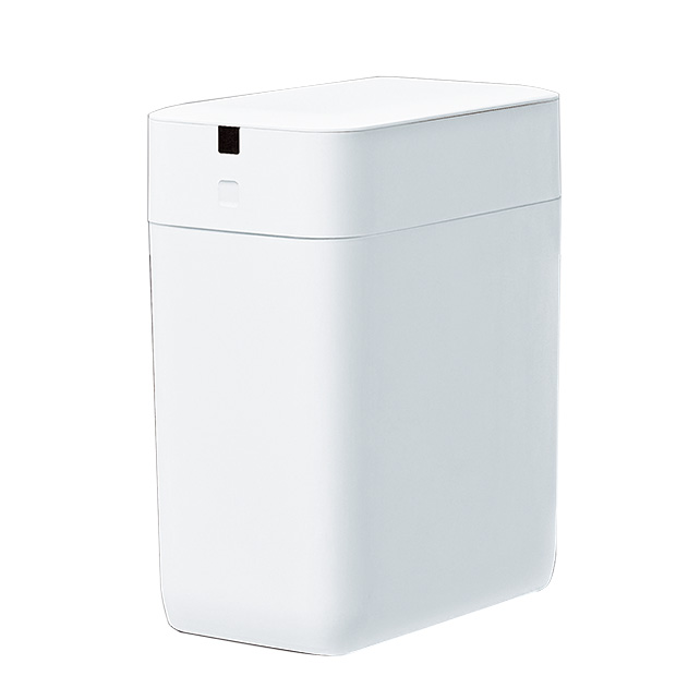 除菌もできる自動開閉･梱包ゴミ箱／11L