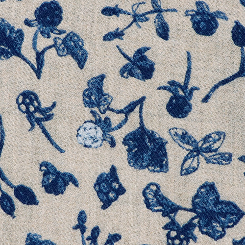 クラウドベリー柄レギュラーカラーシャツ