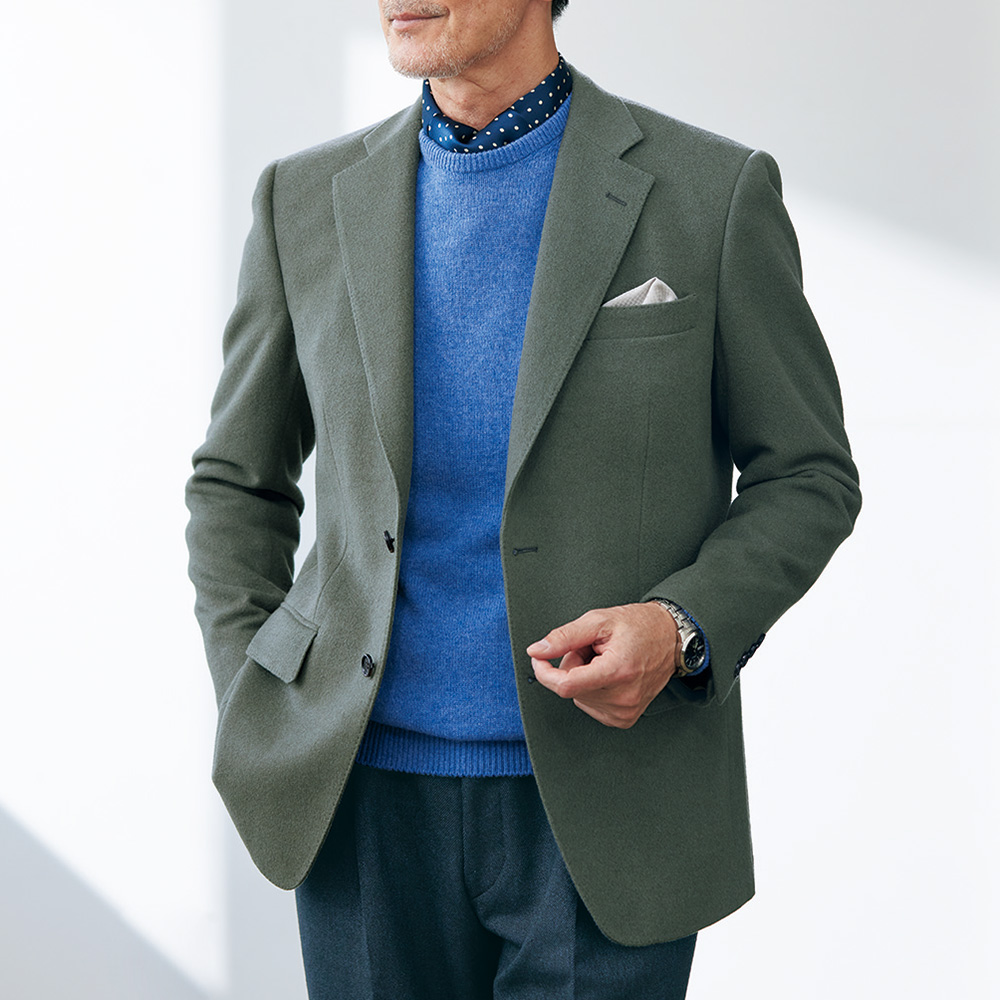 甘編みホールガーメント･カシミヤセーター