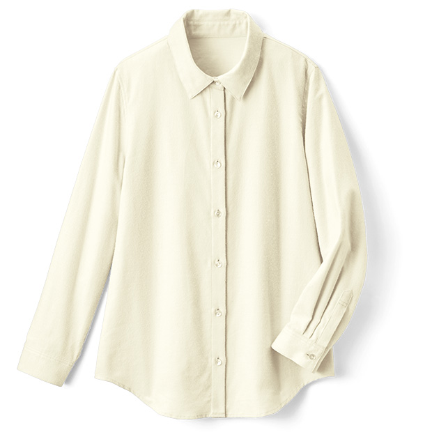 コットンウールのブラウス