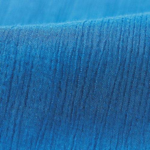 天然藍染め･綿楊柳コート
