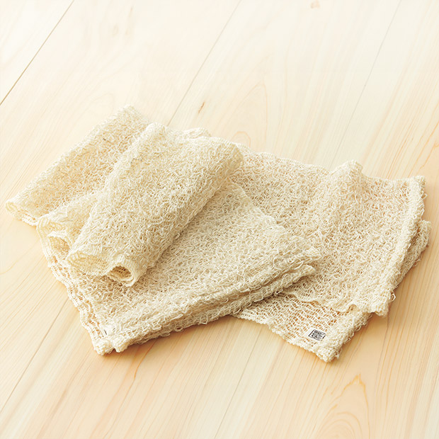 キビソ糸のタオル「キビソ肌友だち」／2枚組