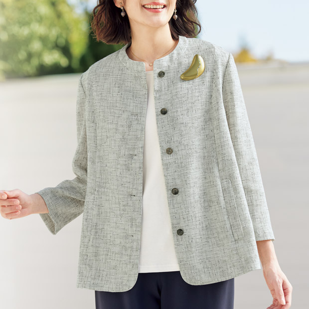 サマーツイードジャケット