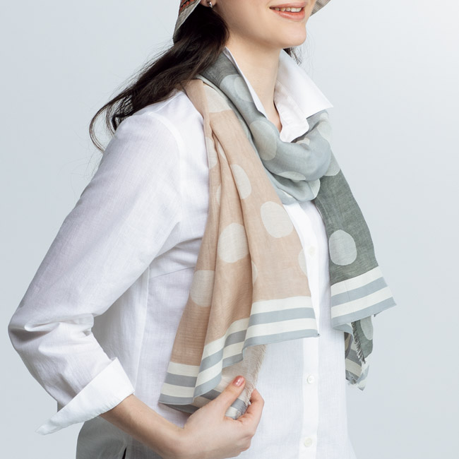 コットンシルクストール