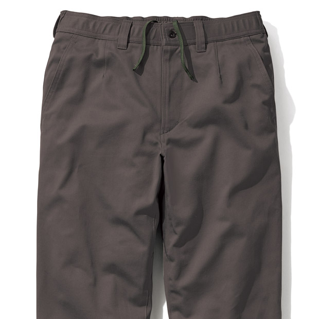 裏起毛イージーチノパンツ