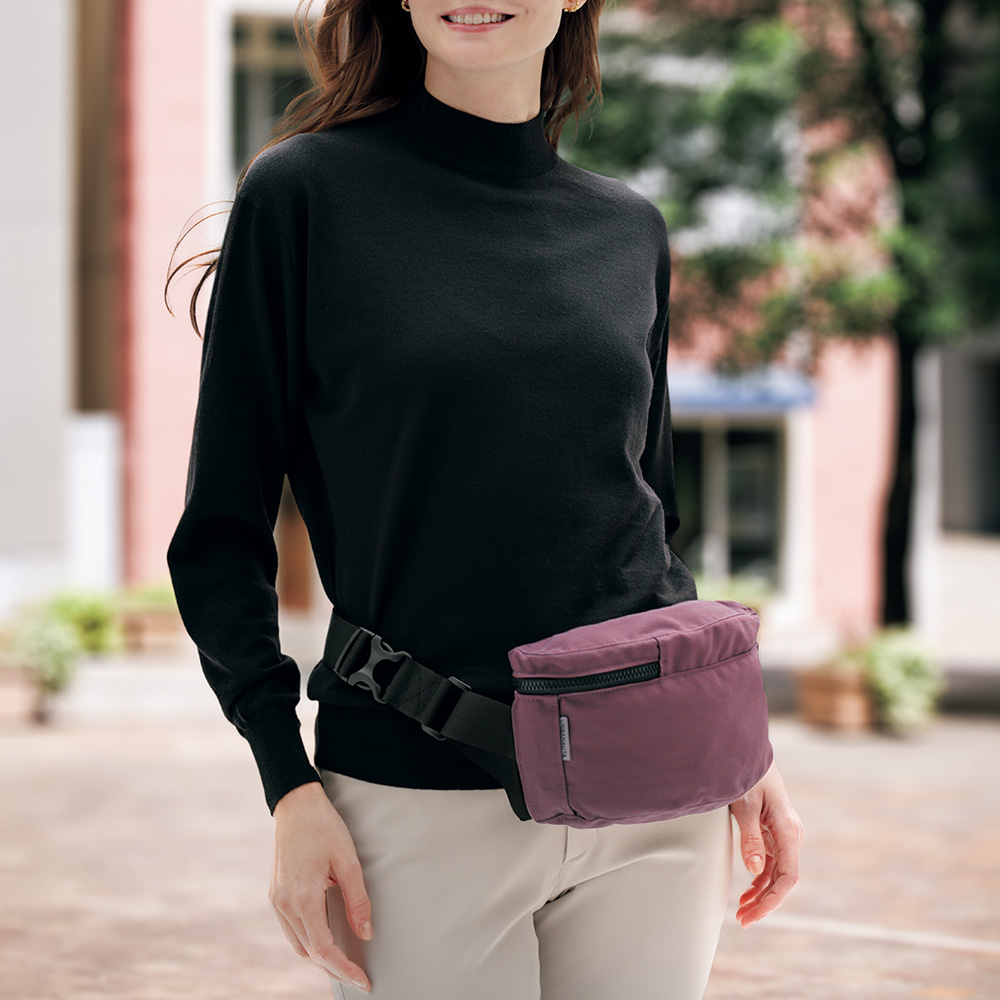 都市遊泳者のウエストポーチ