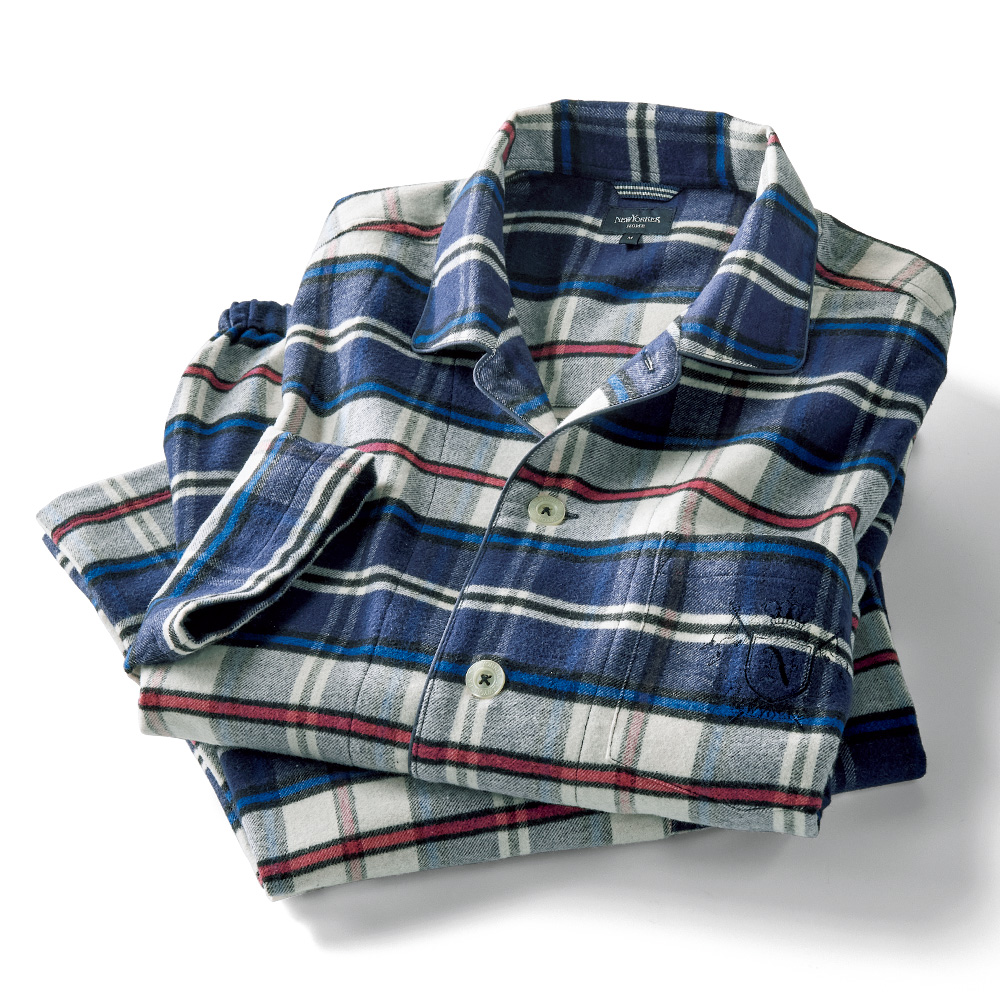 コットンフランネル・チェックパジャマ