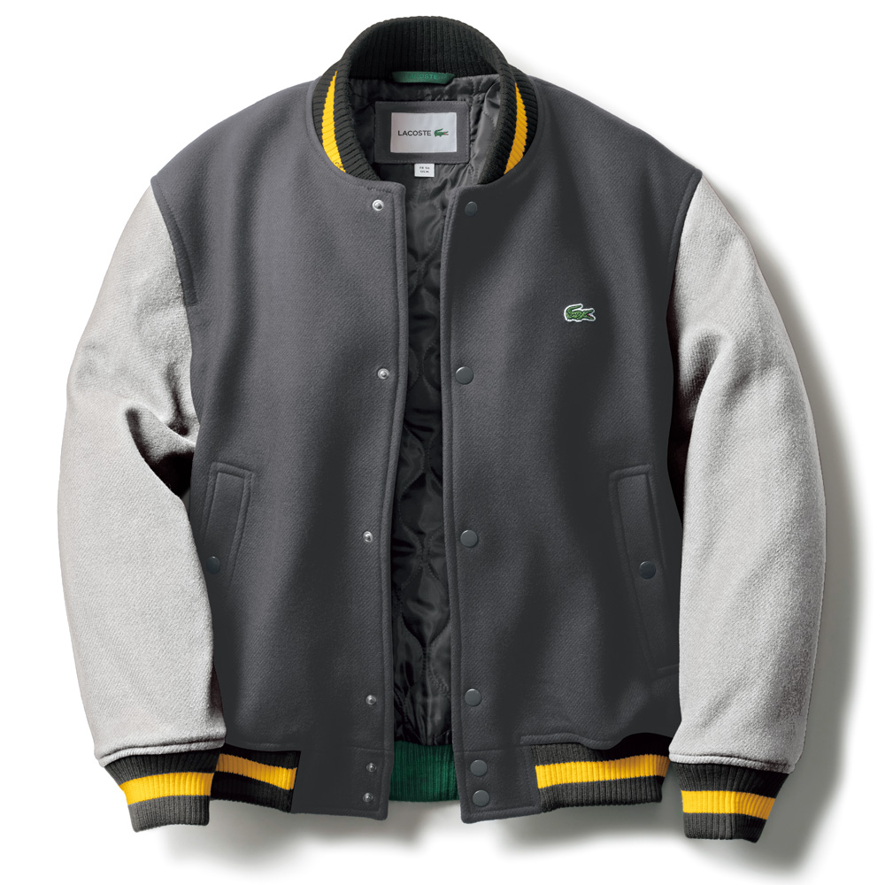 ウール混メルトン・スタジアムジャンパー