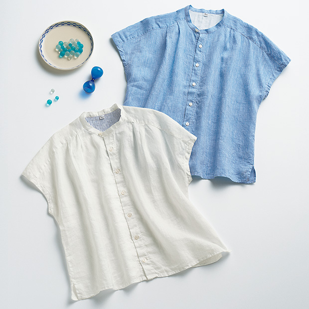 フレンチリネンブラウス