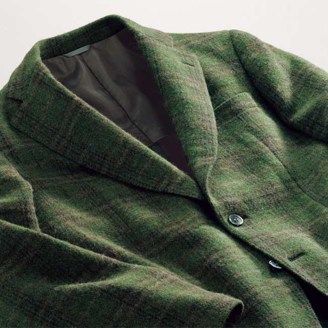 尾州ウール･軽やかツイードジャケット