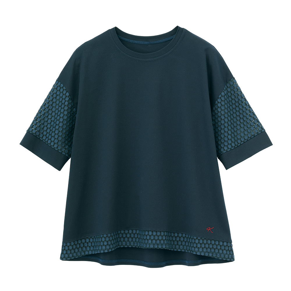 ラッセルレース使いのプルオーバー