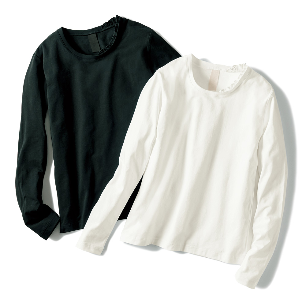 フリル使いプルオーバー