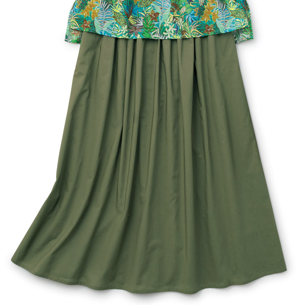 コットンフレアースカート